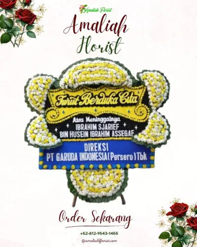 Papan Bunga Duka di Manguharjo