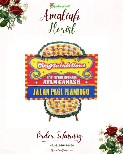 Bunga Papan Congratulation di Manguharjo